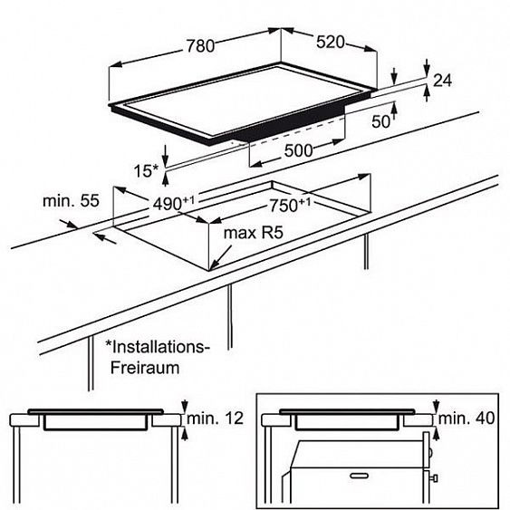 Поверхность AEG hk587440fb купить с доставкой по Москве и Московской области в интернет-магазине ТехноВегас