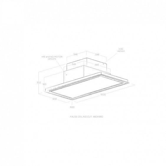 Вытяжка ELICA SKYDOME H30 A/100