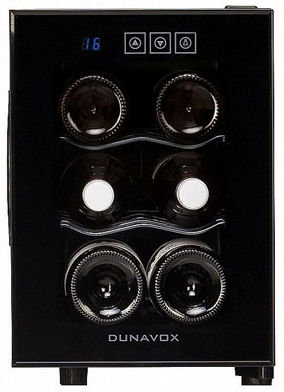 Винный шкаф DUNAVOX dat-6.16c купить с доставкой по Москве и Московской области в интернет-магазине ТехноВегас