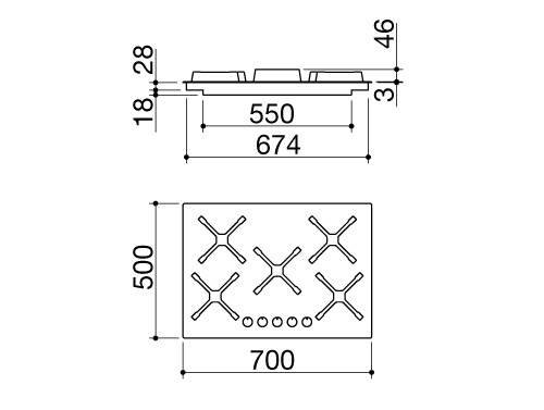 Варочная поверхность BARAZZA 1PSP75