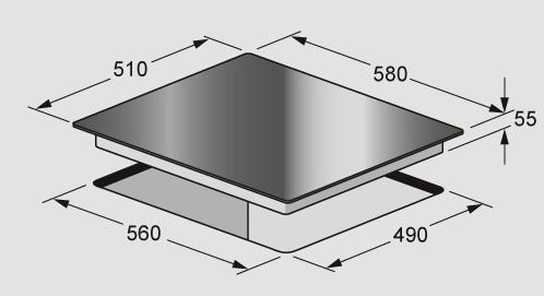 Варочная поверхность Fulgor Milano LH 604 ID