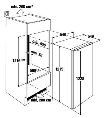 Морозильник KUPPERSBUSCH ite 1390-1 купить с доставкой по Москве и Московской области в интернет-магазине ТехноВегас
