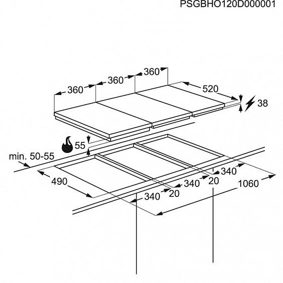 Поверхность ELECTROLUX  eqw4111bog купить с доставкой по Москве и Московской области в интернет-магазине ТехноВегас