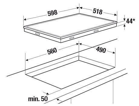 Стеклокерамическая панель KUPPERSBUSCH KE 6310.0 SR купить с доставкой по Москве и Московской области в интернет-магазине ТехноВегас