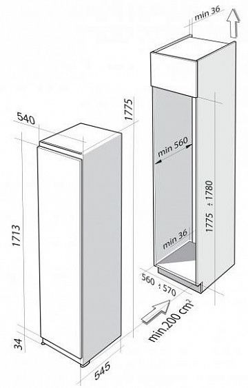 Холодильник DE DIETRICH DRS1133J