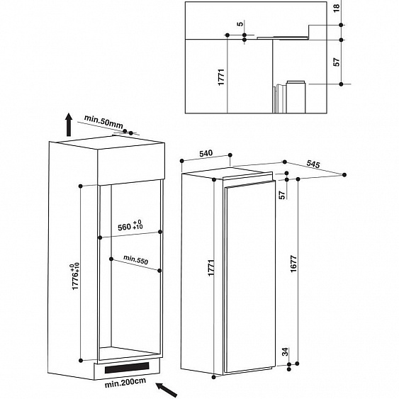 МОРОЗИЛЬНАЯ КАМЕРА WHIRLPOOL AFB 18401 купить с доставкой по Москве и Московской области в интернет-магазине ТехноВегас