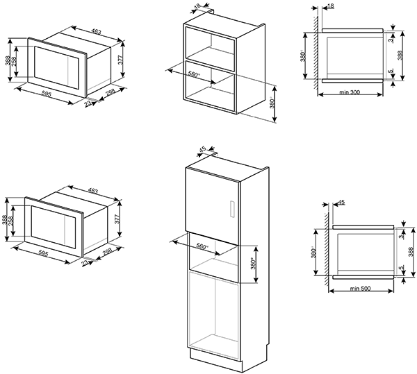 Микроволновая печь SMEG FMI017X купить с доставкой по Москве и Московской области в интернет-магазине ТехноВегас