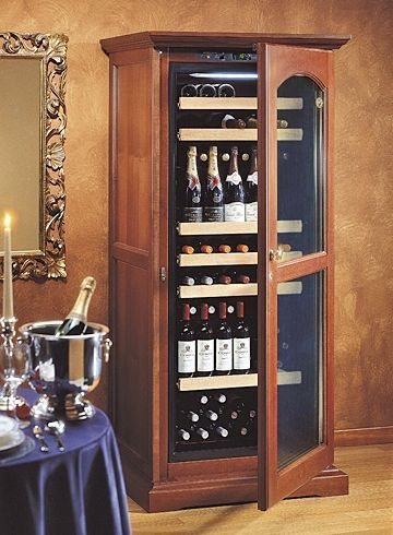 Винный шкаф IP INDUSTRIE cex 401 lnu (цвет - орех) купить с доставкой по Москве и Московской области в интернет-магазине ТехноВегас