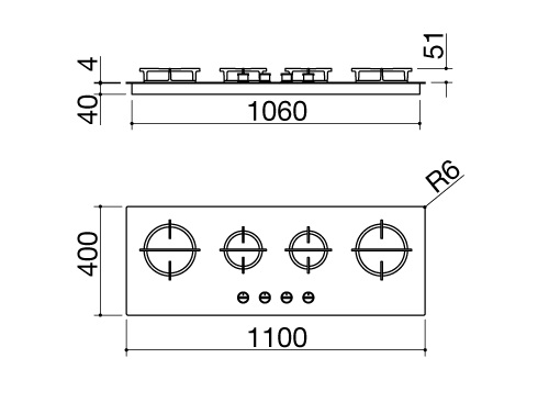 Варочная поверхность BARAZZA 1PMD104N