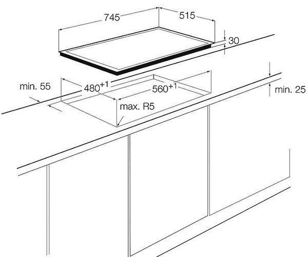 Поверхность AEG hg 755420 um купить с доставкой по Москве и Московской области в интернет-магазине ТехноВегас