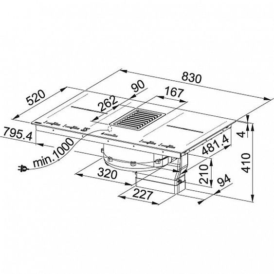 Варочная панель со встроенной вытяжкой FRANKE FMY 839 купить с доставкой по Москве и Московской области в интернет-магазине ТехноВегас