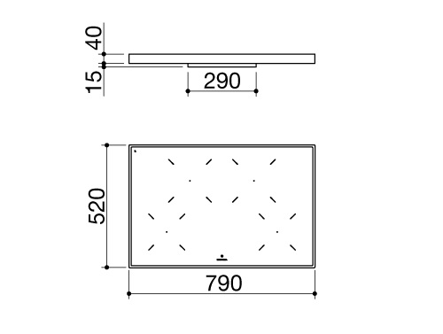 Варочная поверхность BARAZZA 1PKC80N купить с доставкой по Москве и Московской области в интернет-магазине ТехноВегас