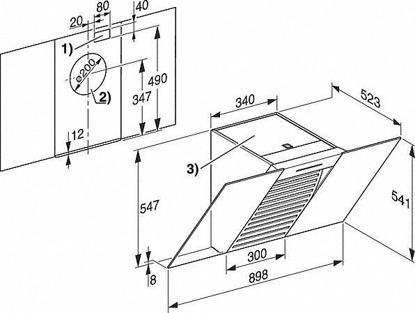 Вытяжка MIELE DA6096W OBSW черный обсидиан купить с доставкой по Москве и Московской области в интернет-магазине ТехноВегас
