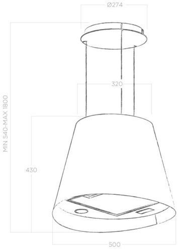 Вытяжка ELICA JUNO URBAN ZINC/F/50 (PRF0147730A) купить с доставкой по Москве и Московской области в интернет-магазине ТехноВегас