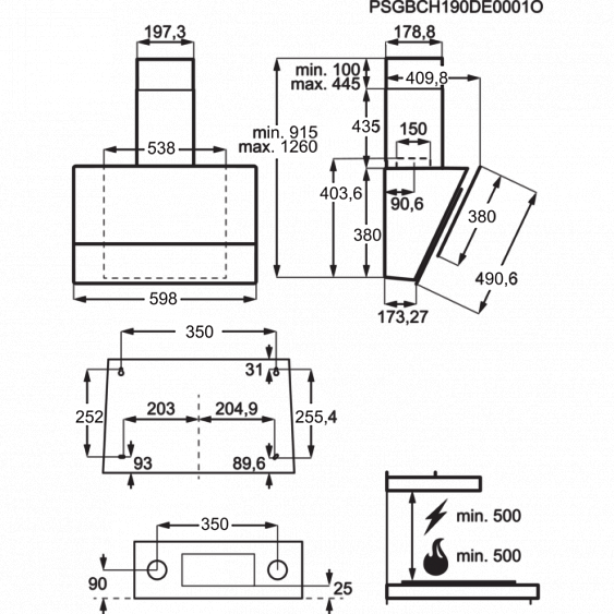 Вытяжка Electrolux LFV 616 W