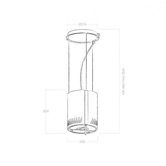 Вытяжка ELICA NAKED URBAN CAST IRON/F/25 купить с доставкой по Москве и Московской области в интернет-магазине ТехноВегас