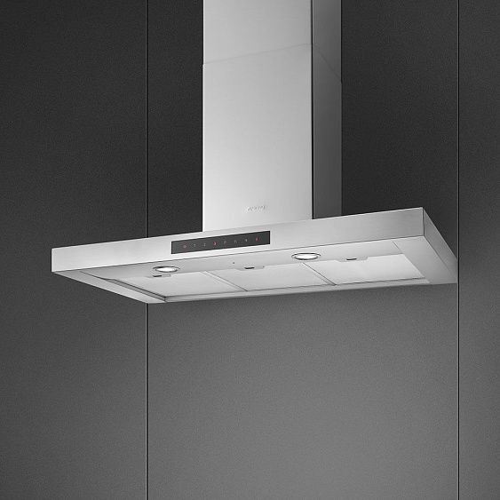 Вытяжка SMEG KICT90BL купить с доставкой по Москве и Московской области в интернет-магазине ТехноВегас