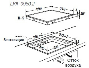 Индукционная варочная панель KUPPERSBUSCH EKIF 9960.2 купить с доставкой по Москве и Московской области в интернет-магазине ТехноВегас
