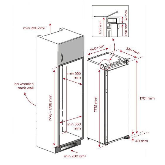 Холодильник TEKA RSL 73350 FI