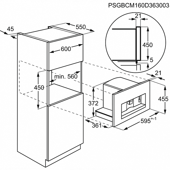 Встраиваемая кофемашина Electrolux KBC65X купить с доставкой по Москве и Московской области в интернет-магазине ТехноВегас