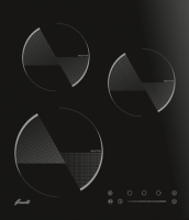 Встраиваемая индукционная варочная панель Fornelli Pia 45 Luce BL