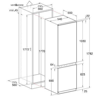 Холодильник HOTPOINT-ARISTON bcb 31 aa e