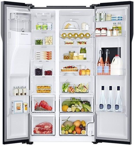 Холодильник Samsung RS51K57H02C черный купить с доставкой по Москве и Московской области в интернет-магазине ТехноВегас