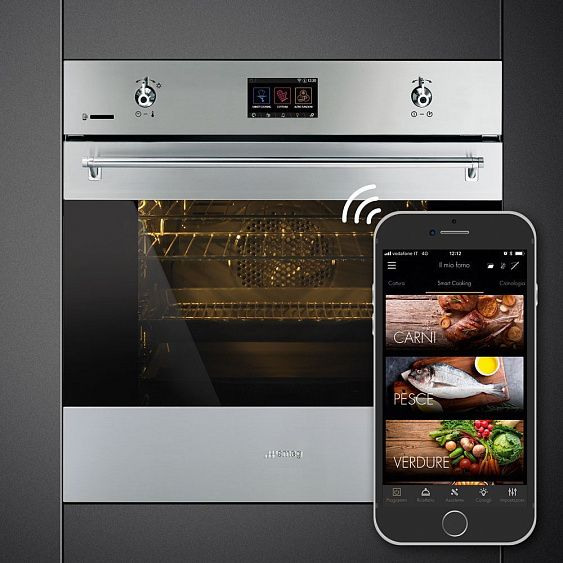 Духовой шкаф SMEG SFP6303WTPX купить с доставкой по Москве и Московской области в интернет-магазине ТехноВегас