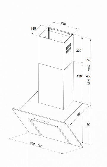 Вытяжка KUPPERSBERG f 660