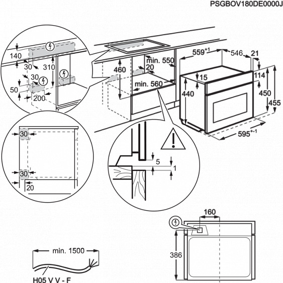 Духовой шкаф Electrolux VKL8E00V