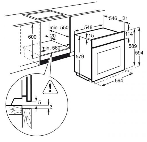 Духовой шкаф ELECTROLUX eoc 95651 ax купить с доставкой по Москве и Московской области в интернет-магазине ТехноВегас
