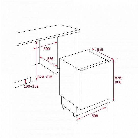 Холодильник TEKA TKI3 145 D (40693006)