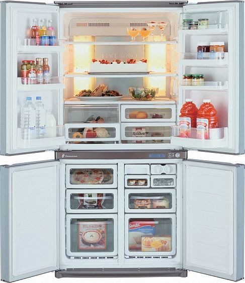 Холодильник Sharp SJ-F73PEBE бежевый купить с доставкой по Москве и Московской области в интернет-магазине ТехноВегас