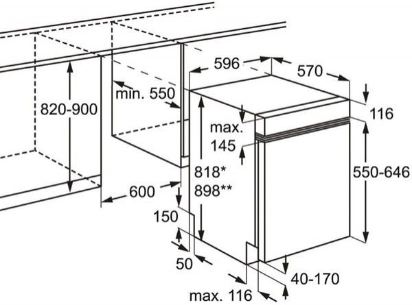 Посудомоечная машина AEG f 65040 im