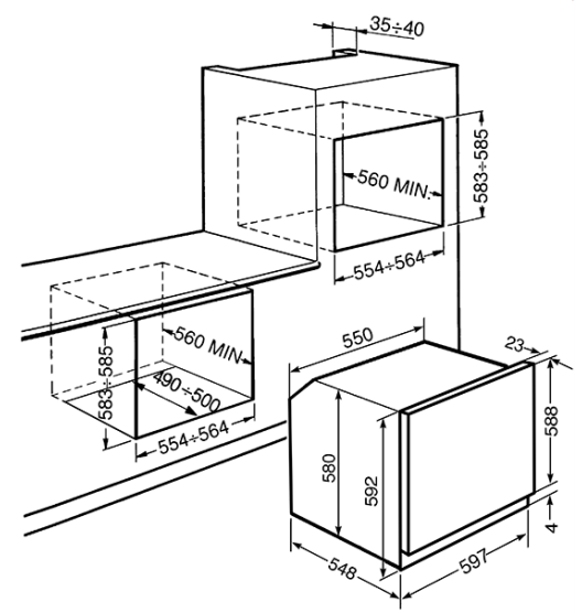 Духовой шкаф SMEG sf496x купить с доставкой по Москве и Московской области в интернет-магазине ТехноВегас