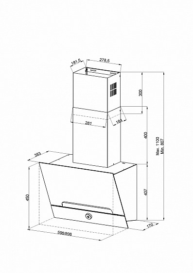 Вытяжка KUPPERSBERG F 990 W
