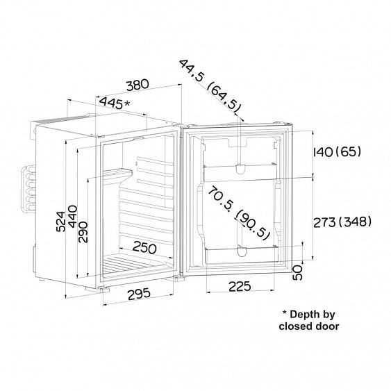 Минибар DOMETIC RH 131 LD LED купить с доставкой по Москве и Московской области в интернет-магазине ТехноВегас