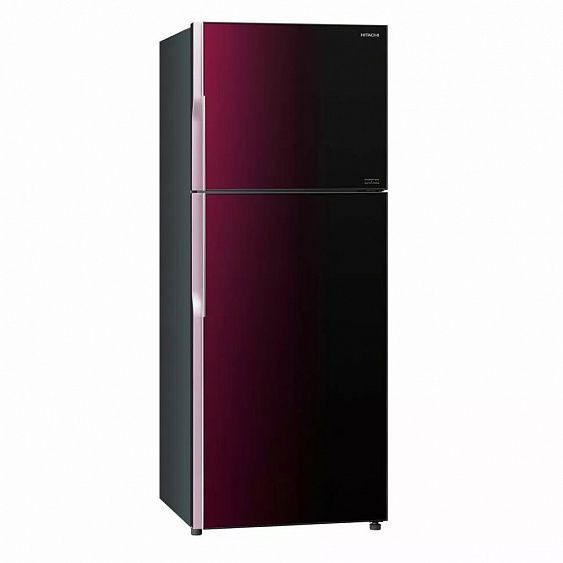 Холодильник HITACHI R-VG 472 PU8 XRZ красное стекло купить с доставкой по Москве и Московской области в интернет-магазине ТехноВегас