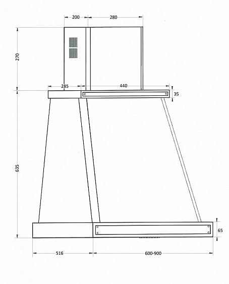 Вытяжка KUPPERSBERG t 669 ant bronze