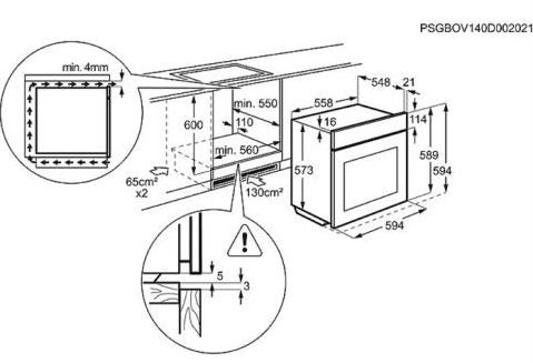 Духовой шкаф ELECTROLUX  eog91102ak купить с доставкой по Москве и Московской области в интернет-магазине ТехноВегас