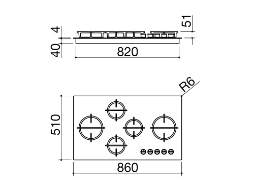 Варочная поверхность BARAZZA 1PMD95N