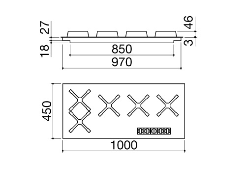 Варочная поверхность BARAZZA 1PUN105 купить с доставкой по Москве и Московской области в интернет-магазине ТехноВегас