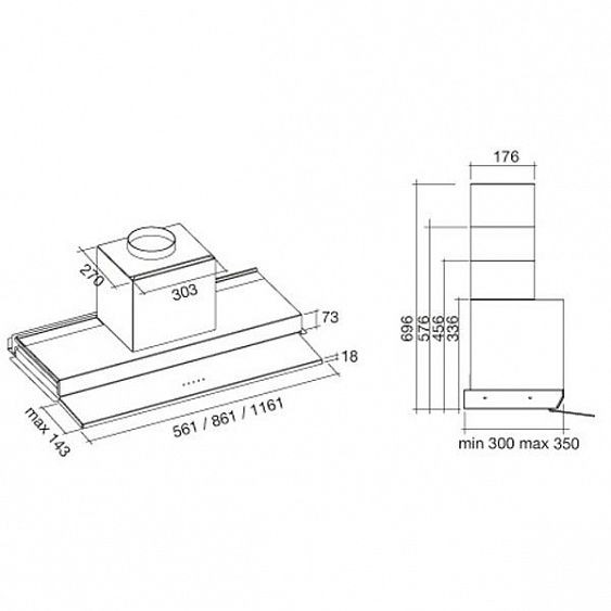 Вытяжка FALMEC MOVE 120 BIANCO (800)встраиваемая,белая CMKN20.E0P2#ZZZF490F купить с доставкой по Москве и Московской области в интернет-магазине ТехноВегас