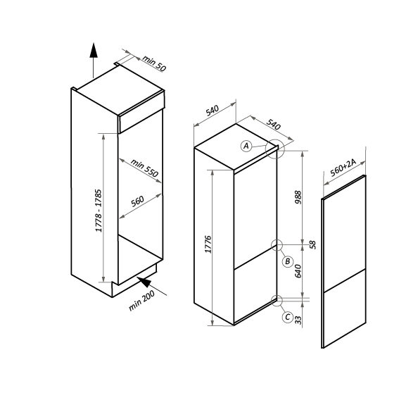 Холодильник MAUNFELD MBF177SW купить с доставкой по Москве и Московской области в интернет-магазине ТехноВегас