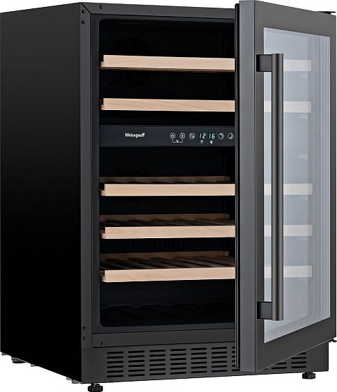 Винный шкаф WEISSGAUFF WWC-46 DB купить с доставкой по Москве и Московской области в интернет-магазине ТехноВегас