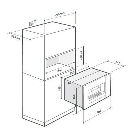 Встраиваемая кофемашина DE DIETRICH DKD7400X