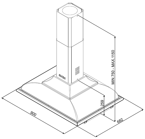 Вытяжка SMEG KCI19AOE купить с доставкой по Москве и Московской области в интернет-магазине ТехноВегас