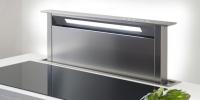 Встраиваемая вытяжка в стол SIRIUS SDD2 L EM IX LED 90