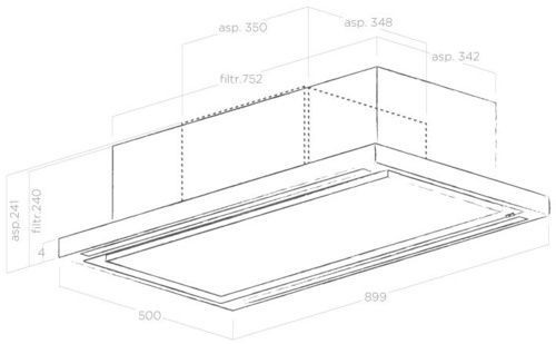 Вытяжка ELICA CLOUD SEVEN IX/A/90 (PRF0142094A) купить с доставкой по Москве и Московской области в интернет-магазине ТехноВегас