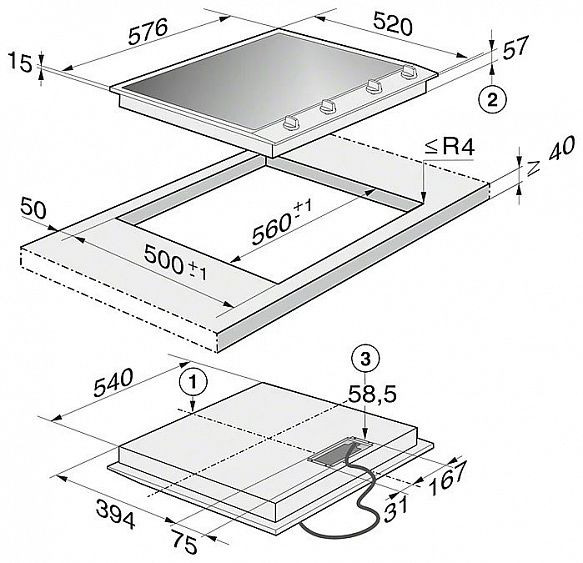 Варочная панель Miele CS 1234-1 I